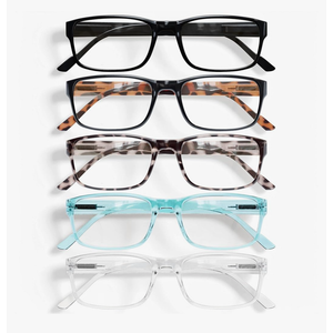 Gaoye Professional Reading Glasses for All Day - Computer Readers with Blue Light Protection - Value Pack +1.5
