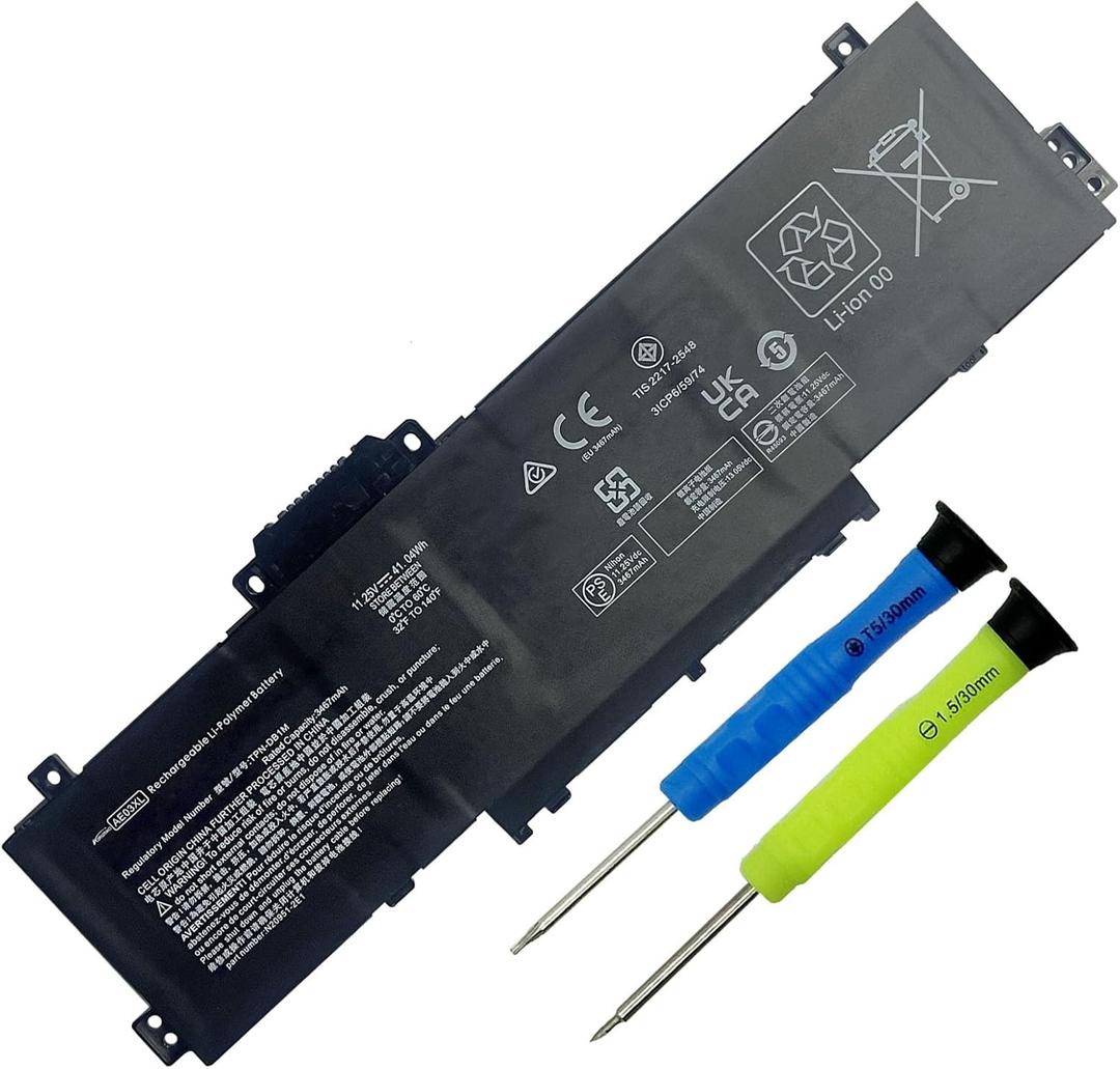 AURUNHO AE03XL 41.04Wh Laptop Battery Replacement for HP 14 inch PC 14-EM0000 14-EP0000 14-EE0000 Series 15.6 inch PC 15-FD0000 15-FC0000 Series 256 255 250 246 245 G10 240 G10 Series 11.2V