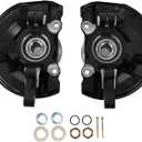 Set of 2 Front Steering Knuckle & Wheel Hub Bearing Assembly