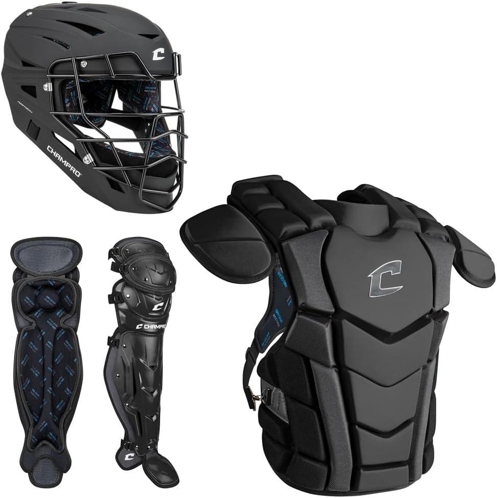 Champro Optimus Champion Plus Catcher's Kit (Intermediate, Black)