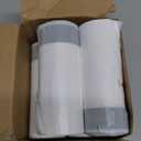 2 Gallon Drawstring Trash Bags,Small Kitchen Garbage Bags Strong Small Trash Bag for Kitchen Bathroom Bedroom Office,200 Counts White