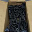 24 Pack Hangers Space Saving Magic Space Saver Storage Smart Plastic Clothes Hanger Organizer Closet Organizers and Storage for Closet Wardrobe Apartment College Dorm Room Essentials, Black