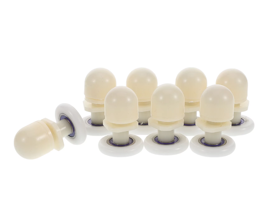 8pcs Shower Door Rollers Nylon Single Wheel Replacement for Bathroom
Smooth Sliding, Prevents Jamming, Stable Use, Beige Finish, Versatile Fit, Stylish Design, Hardware Parts