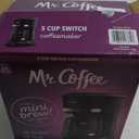 Mr. Coffee® Mini Brew Switch Coffee Maker, 5-Cup Coffee Maker, Black