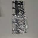 Nativity Christmas Stocking Holder for Wall with 5 Hangers Metal Christmas Stocking Wall Hanger Mantel Rack Hanging Mount Hook for Holiday Xmas Fireplace Decoration, Black(Believe)