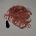 Didiseaon Long Straight Pink Wig: Heat Resistant High Temperature Wire Middle Part Hair Wigs for Halloween Daily Wear Cosplay Costume Party Hair Accessories