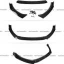 Front Lip Compatible with Kia K5 EX, GT, GT-Line, LXS 2025-2026, Bumper Air Dam Lower Chin Spoiler Splitter, Protection Body (Carbon Fiber Pattern)
