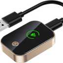 2026 Wireless Carplay Adapter for iPhone,Convert Wired to Wireless with One Click Multi Device Switch,Auto-Connect,No Delay for Cars 2018+ with Built-in Carplay