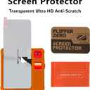 5 x 2 in 1 Protective Accessories for Rabbit R1 AI, Rabbit AI case, Soft Silicone Case & Screen Protector, Rabbit R1 Accessories,Rabbit R1 case (Black)