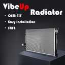VibeUp 13129 Radiator Compatible with Dodge Ram 1500, Ram 2500 2009-2010 & Ram 1500 2011-2018, 1500 Classic 2019-2022, 2500/3500 2011-2013, 3.7L 4.7L 5.7L | #Replaces 55056858AD 55056870A DPI13129