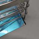 Cisily Sink Caddy Sponge Holder for Kitchen with Brush Holder and Stainless Steel Self Drain Tray, Rustproof Kitchen Sink Organizer for Sponge, Soap Dispenser Storage Accessories (Stainless Steel)