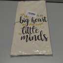 CARAKNOTS Teacher Bag Teachers Gifts for Women Valentines Day Appreciation Week Birthday Thank you Graduation End of Year Christmas Retirement Canvas Tote Bag with Pocket 2 Pcs