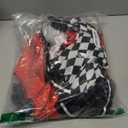 LMYOVE Girls Clown Costume, Halloween Dress Up for Kids (Large, Red&black)