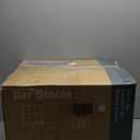 Sweetcrispy Bar Stools Set of 2, Armless PU Leather Adjustable Swivel Barstools, Hydraulic Kitchen Counter Height Thickened Seat Cushion Square Island Countertop Chairs with Back - White