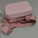 TAAOKA Digital Camera Case, Waterproof & Protective Small Camera Bag with 2 Carrying Ways, Lightweight camera sling bag for PowerShot ELPH 180/190 / Sony DSCW800/DSCW830 - Pink (7*4.7*3.5")