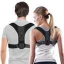 Posture Corrector for Men and Women - Invisible & Mesh Breathable Upper Back Brace - Adjustable Back Straightener - Relieve Shoulder, Neck & Back Pain, L, 1PC 