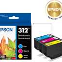 EPSON 312 Claria Photo HD Ink Standard Capacity Cyan/Magenta/Yellow (T312923-S) Works with Expression XP-8500, 8600, 8700, 15000,