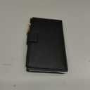 CLUCI Wallet for Women Leather Slim Womens Wallet RFID Blocking Bifold Credit Card Holder with Zipper Pocket (0 Black)