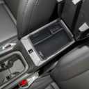 YOCTM Center Console Tray Armrest Secondary Glove Storage Box Compatible with Jeep Compass 2022 2023 2024 2025 Black Interior Accessories Center Console Organizer (Armrest Box)
