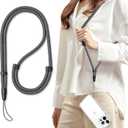 2 x saxsion Adjustable Phone Lanyard with Fishing Line Core, 360 Swivel Crossbody & Neck Strap for Camera, walkie talkie