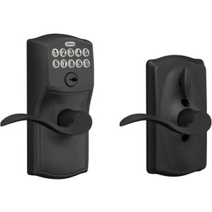 SCHLAGE FE595 CAM 622 Acc Keypad Entry with Flex Electronic Lock, Matte Black SCHLAGE FE595 CAM 622 Acc Keypad Entry with Flex Electronic Lock, Matte Black