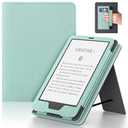 Lainergie Ebook Stand Case for Tablet with Hand Strap and Auto Sleep Wake,Matcha