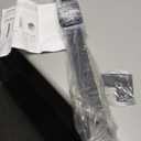 Muzata Black Cable Railing Post 36 Inch 36"x2"x2" Level Drilled Surface Mount T304 Stainless Steel Cable Railing System Kit Indoor Outdoor with Paper User Guide PS02 BH4S