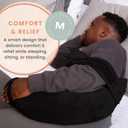 MOYOAMA Post Shoulder Surgery Pillow with Pocket- Rotator Cuff Pillows for Sleeping, After Shoulder Surgery Must Haves, Rotator Cuff Sleeping Pillow, Rotator Cuff Surgery Recovery Accessories, Size: With Arm & Shoulder Strap (S/M)