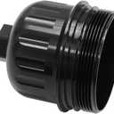 Billet Fuel Filter Housing Cap Compatible with 2017-2019 Chevy/GMC 6.6L L5P Duramax Diesel 134001 2500HD 3500HD (without TP1015 fuel filter)