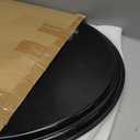 FillTouch 2 Pcs Restaurant Serving Trays PP Plastic Non Slip Rubber Lined Large Oval Tray for Kitchen Dining Room Cafeterias Fast Food Service (24 x 29 Inch,Black)