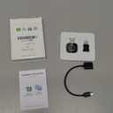 Wireless Carplay Adapter, 4 in 1 Screen Mirroring Support Mirror Link/ AirPlay for Apple CarPlay & Android Auto, Mini USB/ Type-C Plug & Play Car Play Adapter, Wired to Wireless No Latency