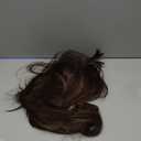 Blonde Wig with Bangs, 4x4 Realistic Scalp, Free Parting, Long Ombre Blonde Layered Wigs for Women, Realistic Natural Looking Heat Resistant Synthetic Wigs for Daily Party Cosplay Use 26Inch