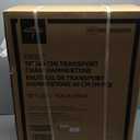 Medline Durable Folding Steel Transport Wheelchair with Swing-Away Footrests, 19-Inch Seat Width, Black Frame, Black Upholstery