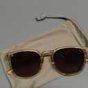 WearMe Pro WMP Eyewear - Men's Polarized Modern Rounded Square Sunglasses