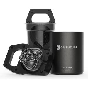 GLAZER mini, Clear Rose Ice Cube Mold Maker for Whiskey