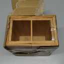 Bamboo Expandable Cooking Utensil Kitchen Tool Holder | Natural Spatula Spoon Caddy | Counter Stove Top Organizer