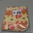 Christmas Gingerbread Man Dish Drying Mat for Kitchen Counter 16x18 Inch Winter Cute Candy Cane Hot Cocoa Xmas Tree Microfiber Drying Mats Orange Super Absorbent Dish Drainer Mats Washable Dish Pad