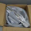 MOPALL Spin Mop and Bucket Set, Dual Chambers Dirty and Clean Water Self Separation for Floor Wall Window, Wet and Dry Mop and Bucket with Wringer Set for Home (1 Square Mop with 2 Microfiber Pads)