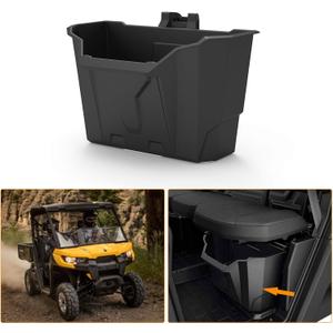 Kiwi Master Driver Under Seat Storage for 2016-2026 Can-Am Defender (Not HD11) Accessories, Replace OEM # 715003399, Driver Underseat Storage Bin