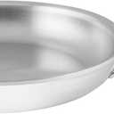 Demeyere Atlantis Proline 12.6-inch Stainless Steel Fry Pan with Helper Handle