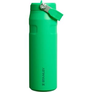 Stanley IceFlow Flip Straw 2.0 Water Bottle 24 oz | Built-In Straw with Larger Opening | Lightweight and Leak Resistant | Insulated Stainless Steel | BPA-Free | Meadow