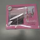 Lash Clusters Kit, DIY Cluster Eyelash Extensions 516mm,124pcs Fluffy D Curl Natural Lashes with Bond and Seal,Remover, TweezersNatural Fake Cat Eye Individual Manga Clusters 1-3-L