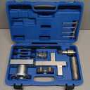 Crankshaft Pulley Remover Install Tool Kit, Compatible with Jaguar Land Rover 3.0 V6 5.0 V8, Replace 303-1437 303-1438 303-1439 303-1440 303-1441, Crankshaft Damper Remover Puller