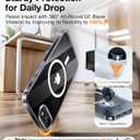 TORRAS Magnetic Slim Fit for iPhone 16e Case 6.1'' 2025, Ultra-Thin 16e Case Compatible with MagSafe, Lightweight Matte Anti-Scratch Hard PC Cover Phone Case for iPhone SE OriginFit, Clear