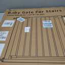 29.92-48" Baby Gate for Stairs & Doorways Pressure Mounted Auto Close | No-drill Easy Install Dog Gate, Walk-through Safety Child Gates Design for Toddler & Pet/Puppy, Indoor, 30" Tall Dual-lock
