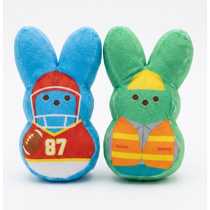 2x Peeps Plush 6" Bunny Rabbit Stuffed Animal Easter