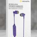 Acoustix Wireless Stereo Earbuds with In-Line Microphone and Remote 