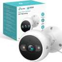 Kasa 2K+ Outdoor Wired Security Camera - Person/Motion Detection, 24/7 Recording, 2-Way Audio, Siren, Starlight Color Night Vision, Subscription-Free Local Storage or Optional Cloud, KC420WS