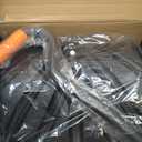 Snow Shovel Heavy Duty for Driveway with Ergonomic Handle to Use Without Backpain for Home Garage Car - Snow Shovel with 18 Inch Blade Large Capacity and 58 Inch Long Ergonomic Handle (Black)