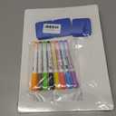 Set of 12 Small White Board Dry Erase Boards Classroom Pack 9" x12 Double Sided Personal Whiteboards for Students Teachers School Supplies Lapboards Mini Whiteboard Erasers Incl and Colors Pens